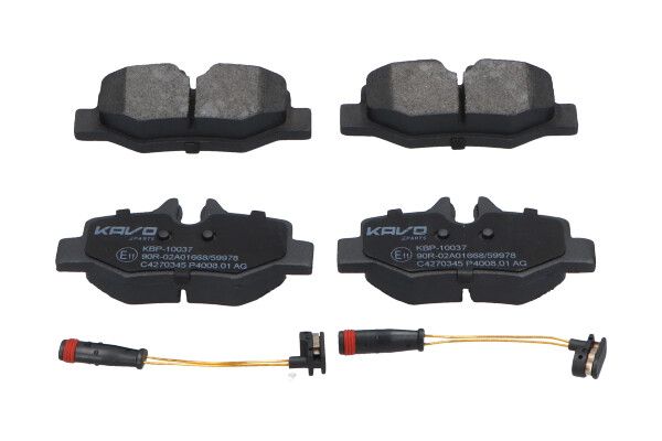 Гальмівні колодки дискові KAVO PARTS KBP10037 - zapix