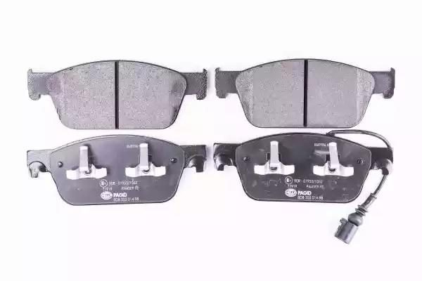 Гальмівні колодки дискові HELLA PAGID 8DB355014981 - zapix