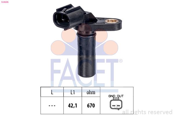 Датчик положення розподільного вала FACET 90636 - zapix