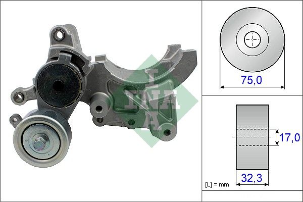 Натяжний пристрій ременя поліклінового SCHAEFFLER INA 534045210 - zapix