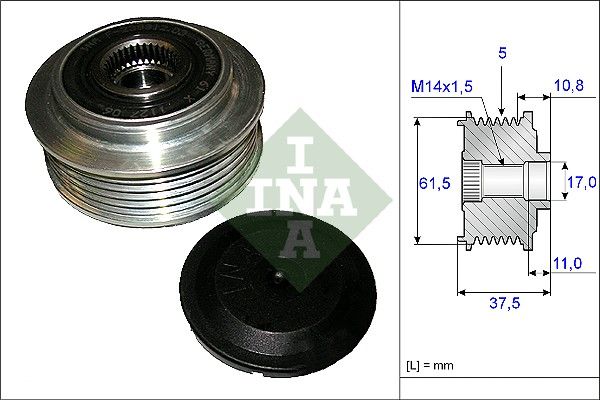 Муфта генератора SCHAEFFLER INA 535010710 - zapix