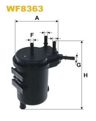 Паливний фільтр WIX FILTERS WF8363 - zapix
