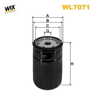 Оливний фільтр WIX FILTERS WL7071 - zapix