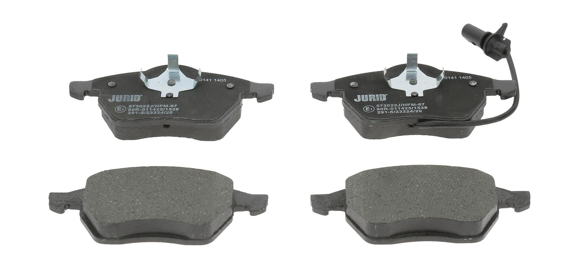 Гальмівні колодки дискові JURID 573022J - zapix