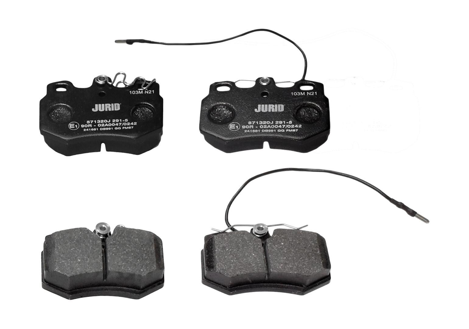 Гальмівні колодки дискові JURID 571320J - zapix