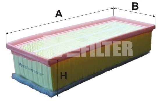Повітряний фільтр MFILTER K4951 - zapix