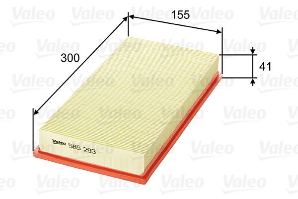 Повітряний фільтр VALEO 585293