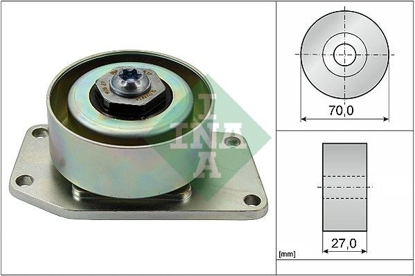 Ролик натяжний ременя приводного SCHAEFFLER INA 531030610 - zapix