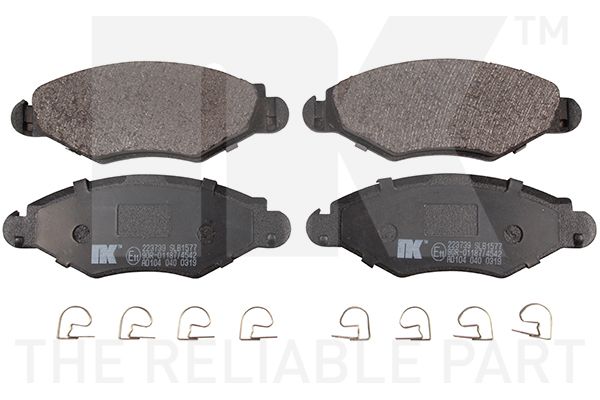 Гальмівні колодки дискові NK 223739 - zapix