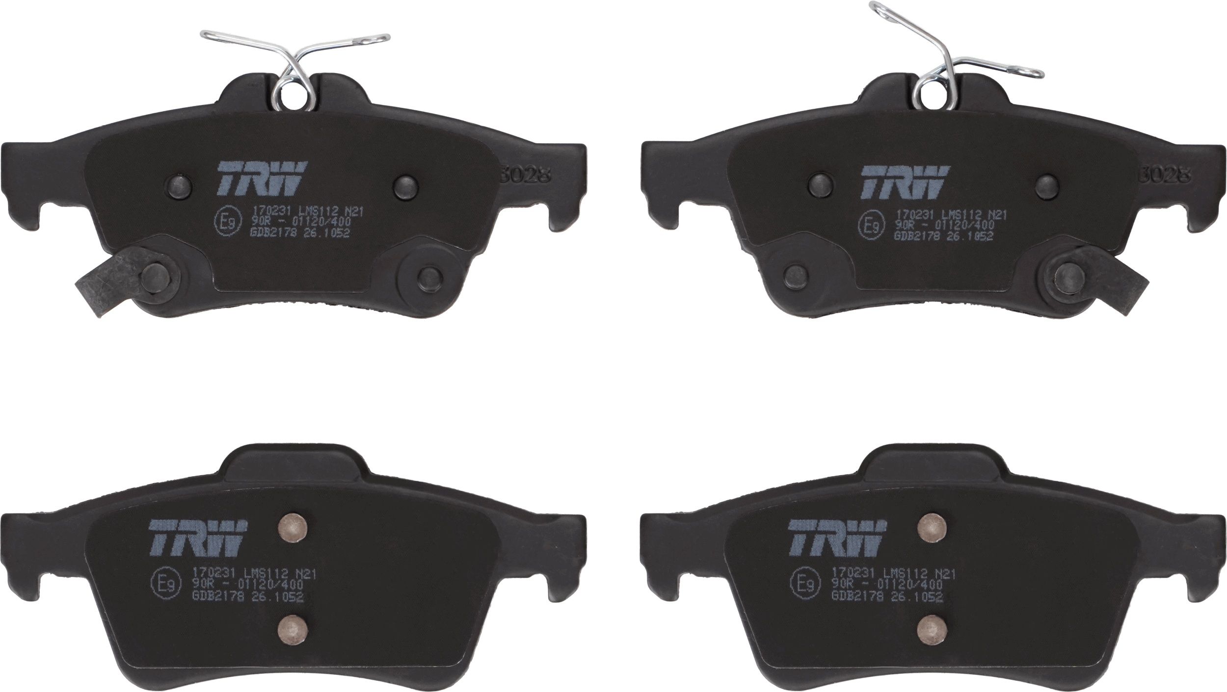Тормозные колодки дисковые TRW GDB2178