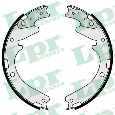 Гальмівні колодки ручника (барабанні) LPR 01027 - zapix