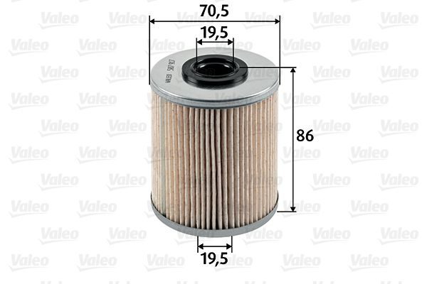 Паливний фільтр VALEO 587917 - zapix