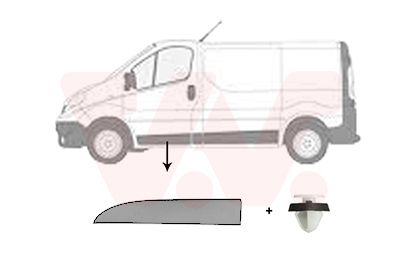 Молдинг двері VAN WEZEL 4396401 - zapix