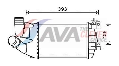 Інтеркулер AVA QUALITY COOLING OL4584 - zapix