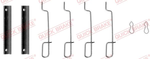 Приладдя / деталі гальмівних колодок QUICK BRAKE 1090992 - zapix