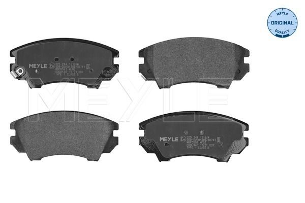 Гальмівні колодки дискові MEYLE 0252441219W - zapix