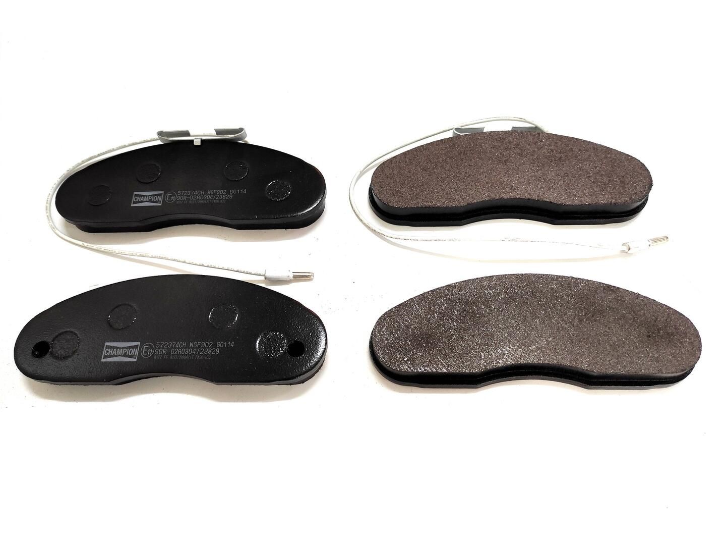 Гальмівні колодки дискові CHAMPION 572374CH - zapix
