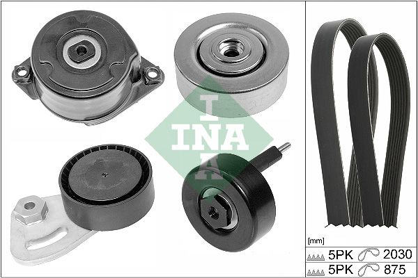 Комплект поліклинових ременів SCHAEFFLER INA 529025310 - zapix