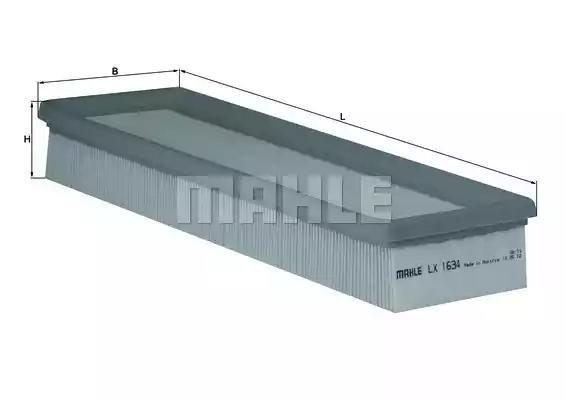 Повітряний фільтр MAHLE LX1634 - zapix