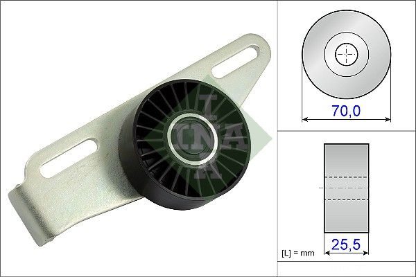 Ролик натяжний ременя приводного SCHAEFFLER INA 531086810 - zapix