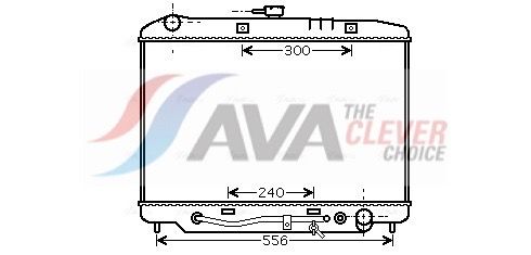Радіатор охолодження двигуна AVA QUALITY COOLING OL2180 - zapix