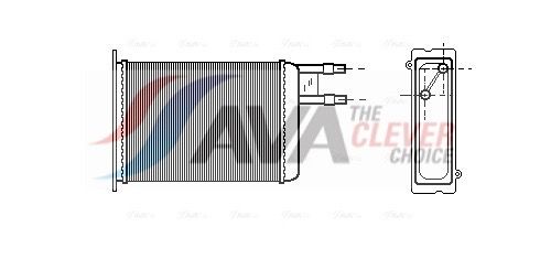Радіатор пічки AVA QUALITY COOLING CN6128 - zapix