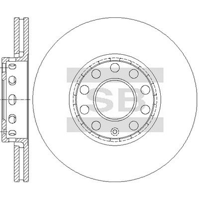 Гальмівний диск HI-Q SD5421 - zapix