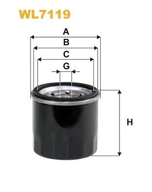 Оливний фільтр WIX FILTERS WL7119