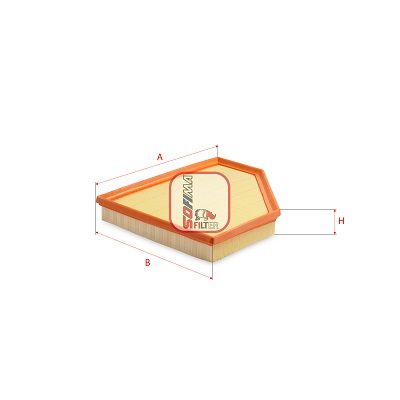 Повітряний фільтр SOFIMA S3D33A - zapix