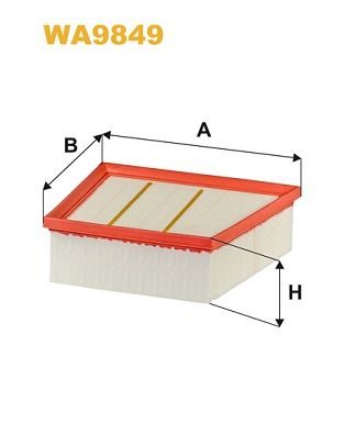 Повітряний фільтр WIX FILTERS WA9849