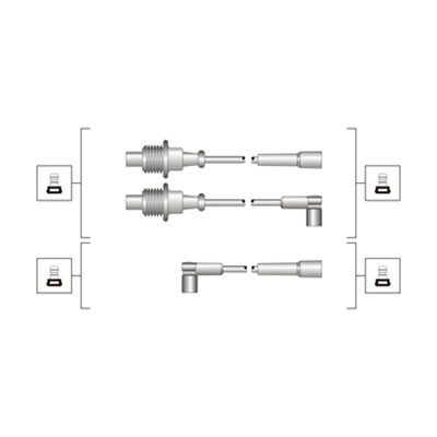 Кабелі запалювання MAGNETI MARELLI 941319170118 - zapix