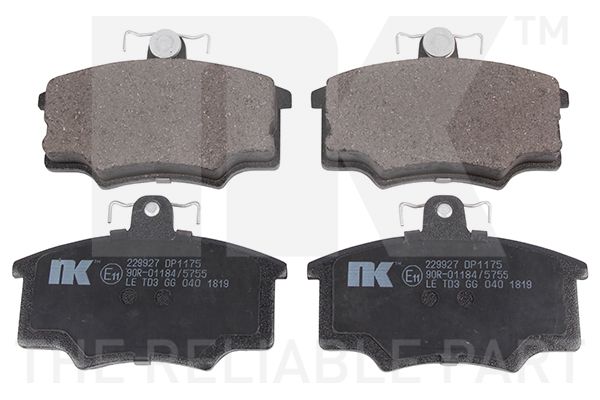 Гальмівні колодки дискові NK 229927