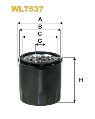 Оливний фільтр WIX FILTERS WL7537