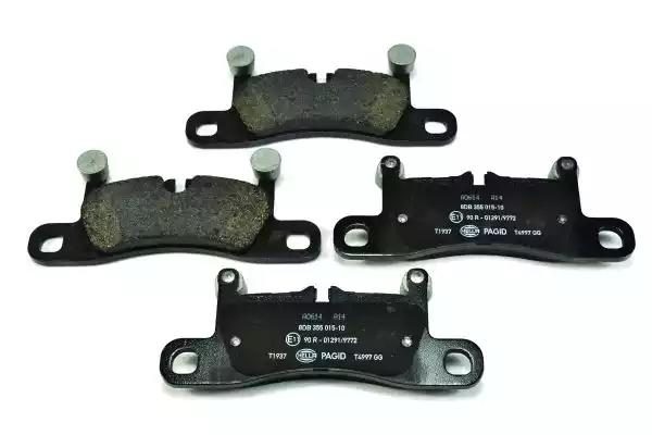 Гальмівні колодки дискові HELLA PAGID 8DB355015101 - zapix
