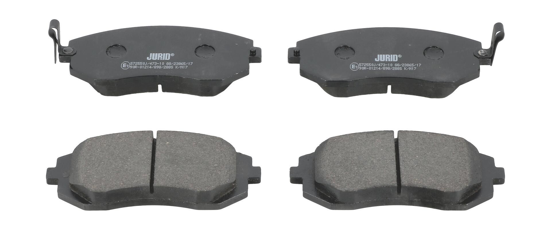 Гальмівні колодки дискові JURID 572550J - zapix