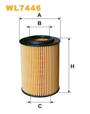 Оливний фільтр WIX FILTERS WL7446