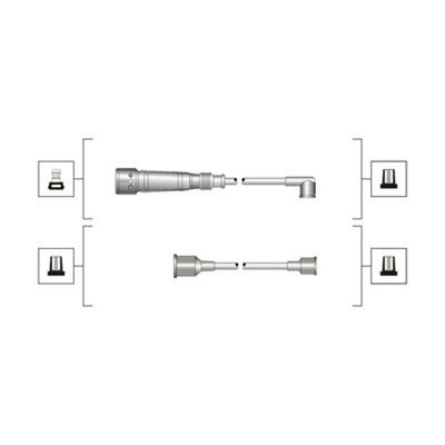 Кабелі запалювання MAGNETI MARELLI 941319170011 - zapix