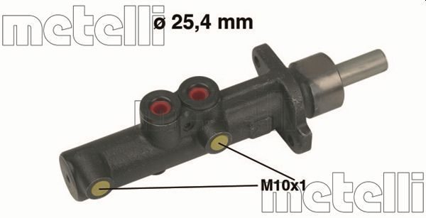 Головний гальмівний циліндр METELLI 050473 - zapix