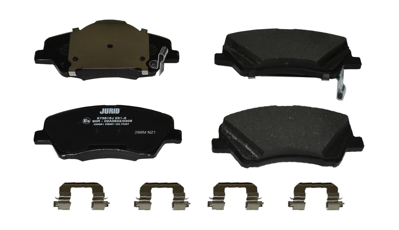 Гальмівні колодки дискові JURID 573815J - zapix