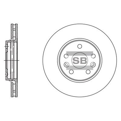 Гальмівний диск HI-Q SD3062 - zapix