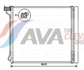 Радіатор кондиціонера AVA QUALITY COOLING BW5474D - zapix