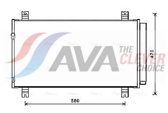 Радіатор кондиціонера AVA QUALITY COOLING MT5258D - zapix