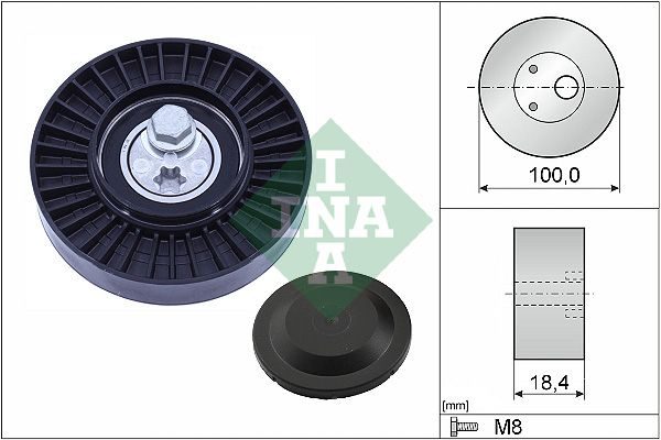Ролик натяжний ременя приводного SCHAEFFLER INA 531096610 - zapix