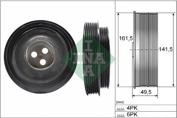 Шків колінвалу SCHAEFFLER INA 544016610 - zapix