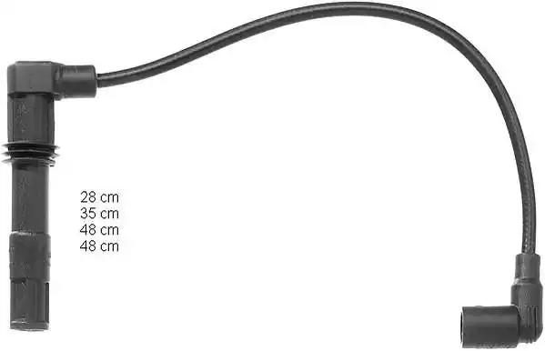 Кабелі запалювання BORGWARNER (BERU) ZEF990 - zapix