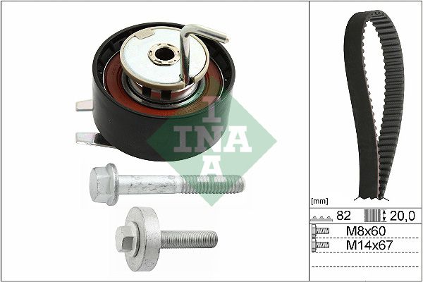 Комплект ременя ГРМ SCHAEFFLER INA 530069310 - zapix