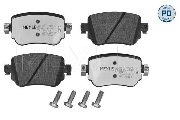 Гальмівні колодки дискові MEYLE 0252510917PD - zapix