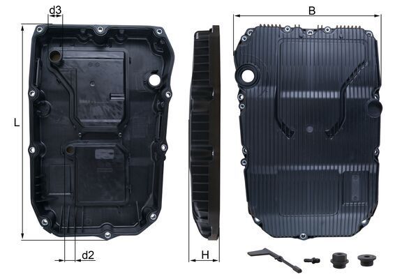Оливний піддон АКПП MAHLE HX196KIT - zapix