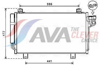 Радіатор кондиціонера AVA QUALITY COOLING MZ5260D - zapix