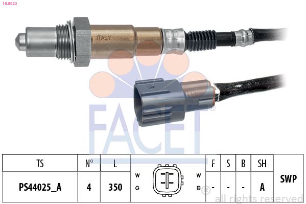 Кисневий датчик FACET 108522 - zapix